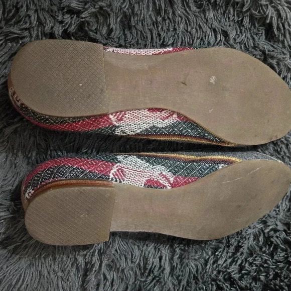 Fortress of Inca | Woven Aztec Ballet Flats Sz 10 - Picture 10 of 13